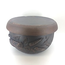 Жаровня "Колос" из красной глины