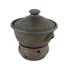Шашлычница из красной глины малая