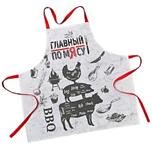 Фартук "Главный по мясу" 73х71см